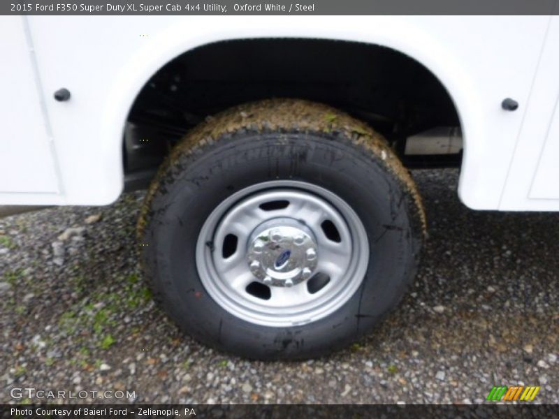 Oxford White / Steel 2015 Ford F350 Super Duty XL Super Cab 4x4 Utility