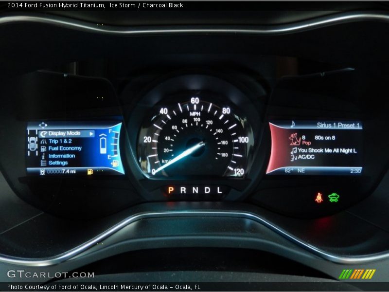  2014 Fusion Hybrid Titanium Hybrid Titanium Gauges