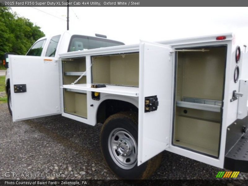 Oxford White / Steel 2015 Ford F350 Super Duty XL Super Cab 4x4 Utility