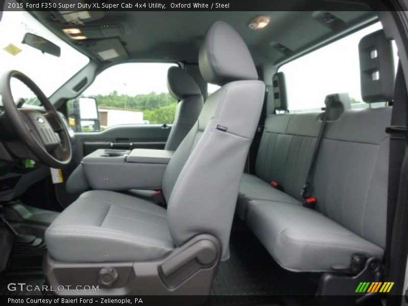 Oxford White / Steel 2015 Ford F350 Super Duty XL Super Cab 4x4 Utility