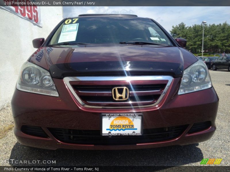 Dark Cherry Pearl / Ivory 2007 Honda Odyssey EX-L