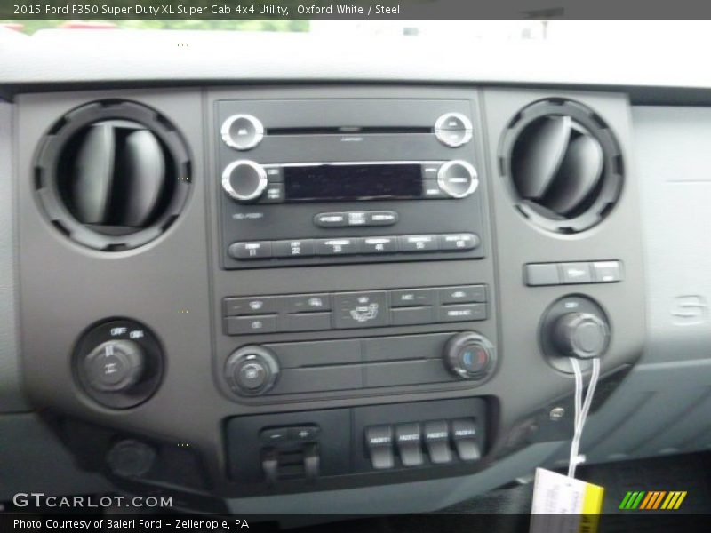 Oxford White / Steel 2015 Ford F350 Super Duty XL Super Cab 4x4 Utility