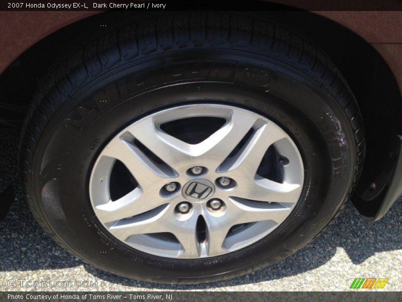 Dark Cherry Pearl / Ivory 2007 Honda Odyssey EX-L