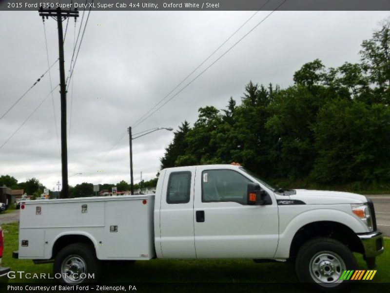 Oxford White / Steel 2015 Ford F350 Super Duty XL Super Cab 4x4 Utility