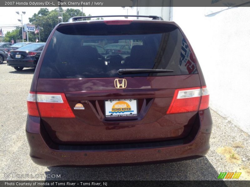 Dark Cherry Pearl / Ivory 2007 Honda Odyssey EX-L