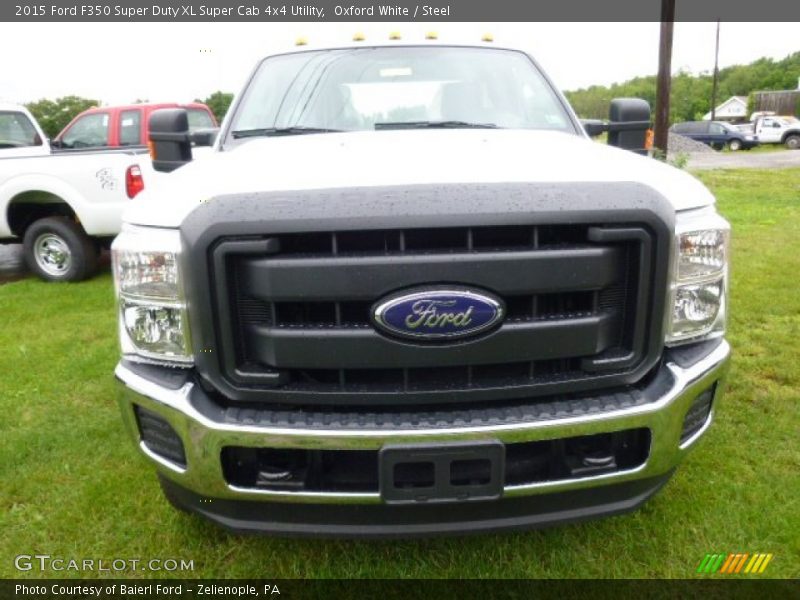 Oxford White / Steel 2015 Ford F350 Super Duty XL Super Cab 4x4 Utility
