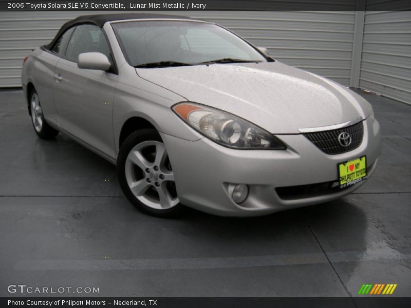 Lunar Mist Metallic / Ivory 2006 Toyota Solara SLE V6 Convertible