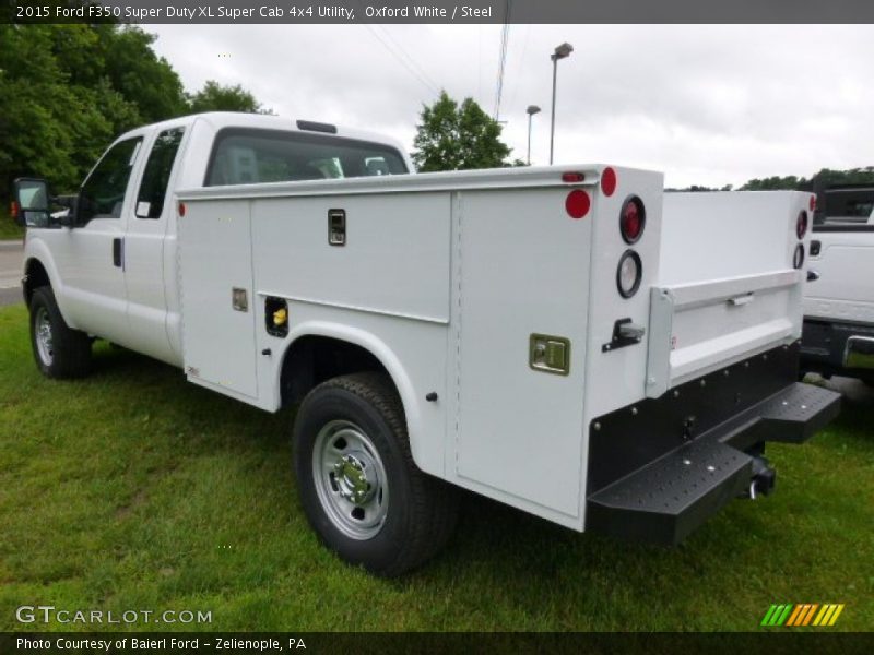 Oxford White / Steel 2015 Ford F350 Super Duty XL Super Cab 4x4 Utility