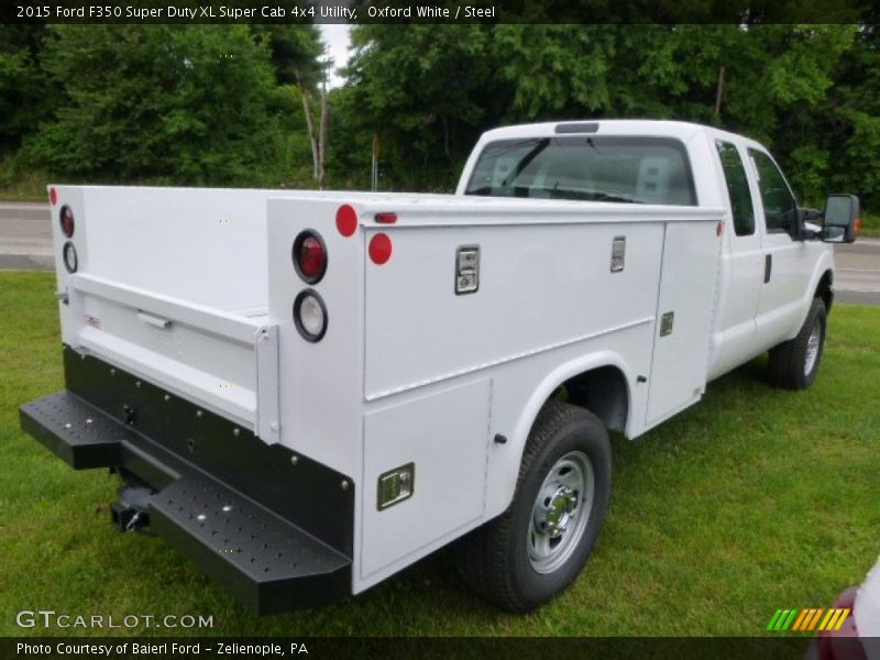  2015 F350 Super Duty XL Super Cab 4x4 Utility Oxford White