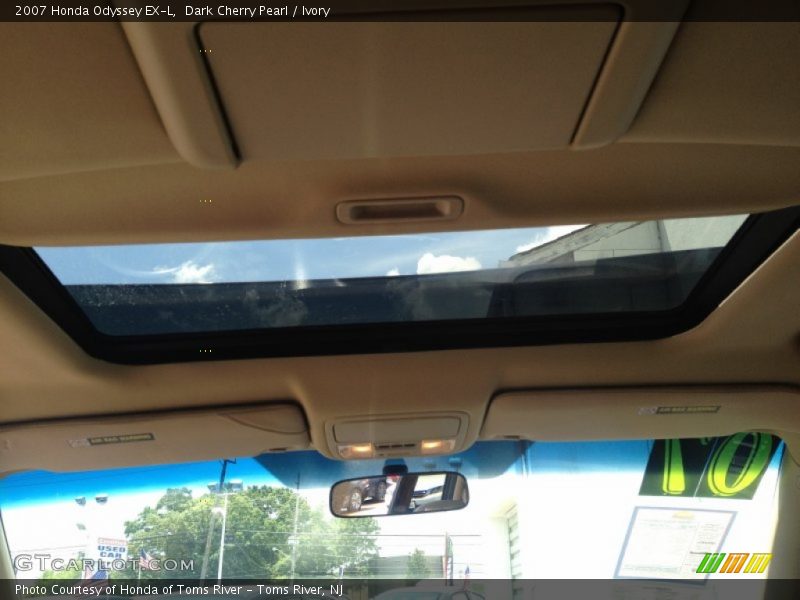 Dark Cherry Pearl / Ivory 2007 Honda Odyssey EX-L