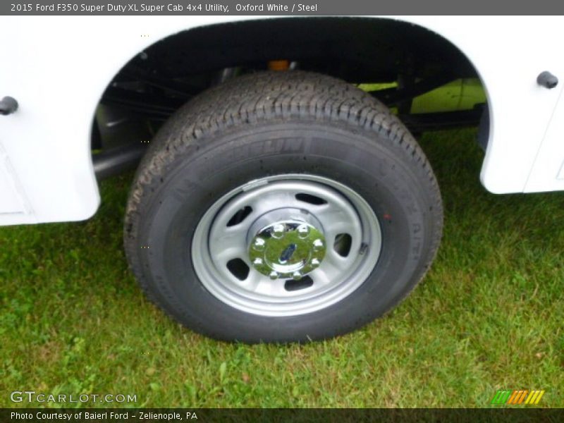 Oxford White / Steel 2015 Ford F350 Super Duty XL Super Cab 4x4 Utility