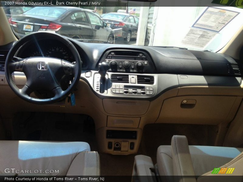 Dark Cherry Pearl / Ivory 2007 Honda Odyssey EX-L