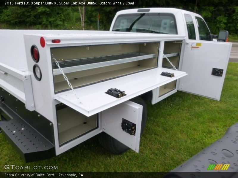 Oxford White / Steel 2015 Ford F350 Super Duty XL Super Cab 4x4 Utility