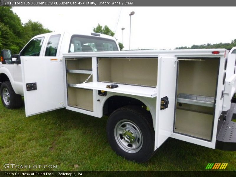 Oxford White / Steel 2015 Ford F350 Super Duty XL Super Cab 4x4 Utility