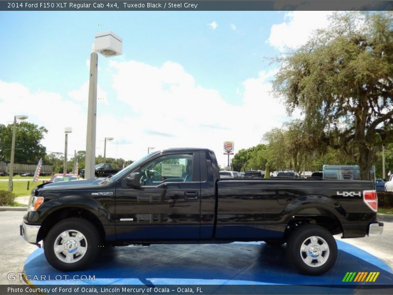 Tuxedo Black / Steel Grey 2014 Ford F150 XLT Regular Cab 4x4