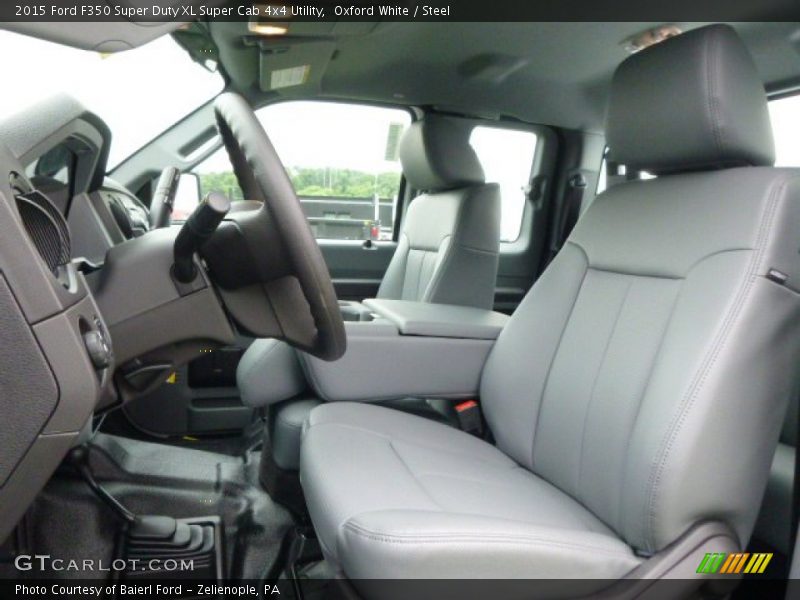 Front Seat of 2015 F350 Super Duty XL Super Cab 4x4 Utility