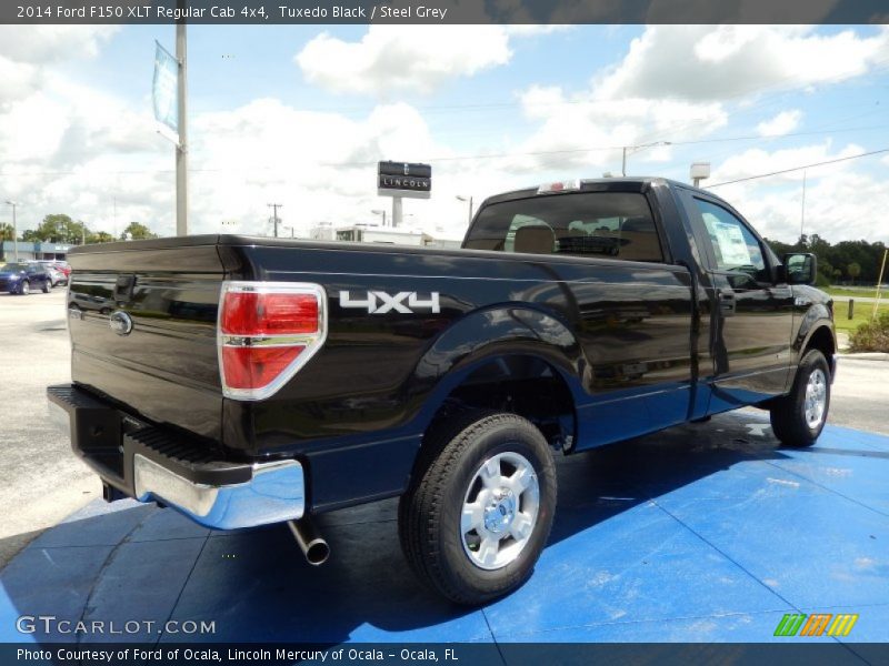Tuxedo Black / Steel Grey 2014 Ford F150 XLT Regular Cab 4x4