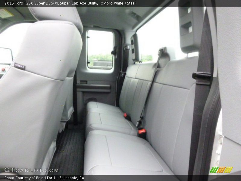 Rear Seat of 2015 F350 Super Duty XL Super Cab 4x4 Utility