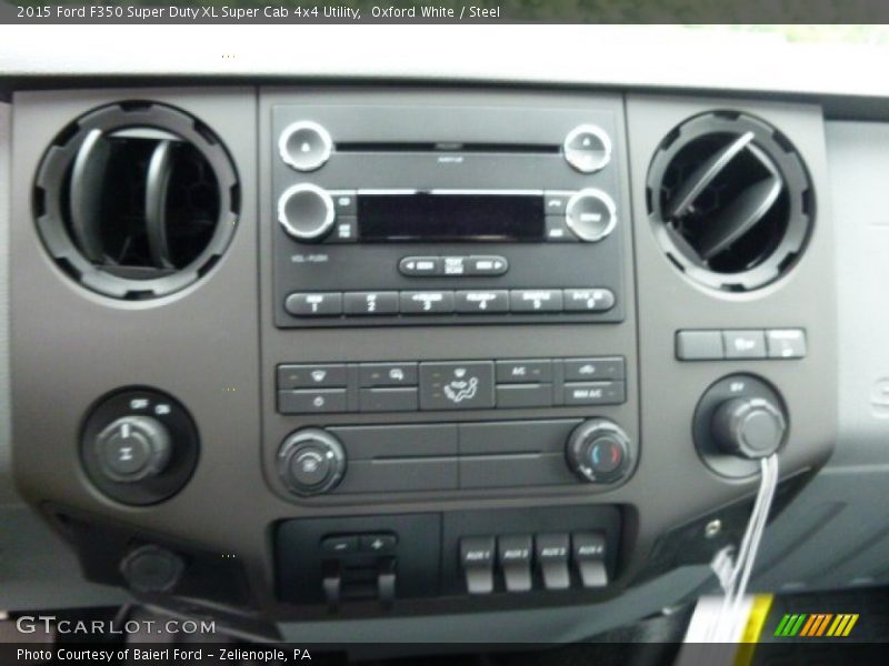 Oxford White / Steel 2015 Ford F350 Super Duty XL Super Cab 4x4 Utility
