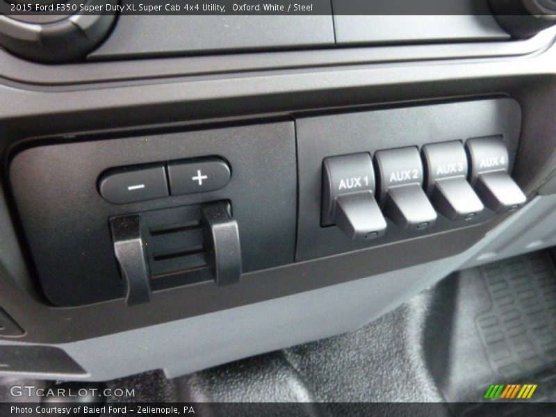 Oxford White / Steel 2015 Ford F350 Super Duty XL Super Cab 4x4 Utility