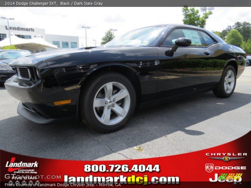 Black / Dark Slate Gray 2014 Dodge Challenger SXT