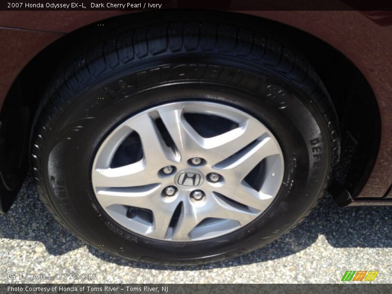 Dark Cherry Pearl / Ivory 2007 Honda Odyssey EX-L