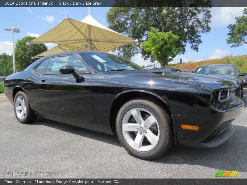 Black / Dark Slate Gray 2014 Dodge Challenger SXT