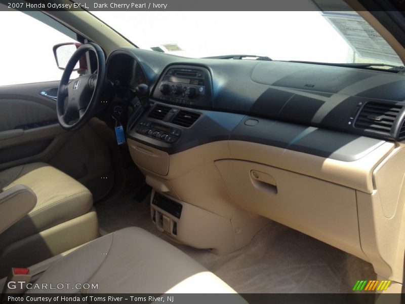 Dark Cherry Pearl / Ivory 2007 Honda Odyssey EX-L
