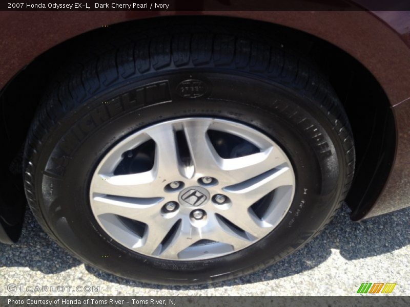 Dark Cherry Pearl / Ivory 2007 Honda Odyssey EX-L
