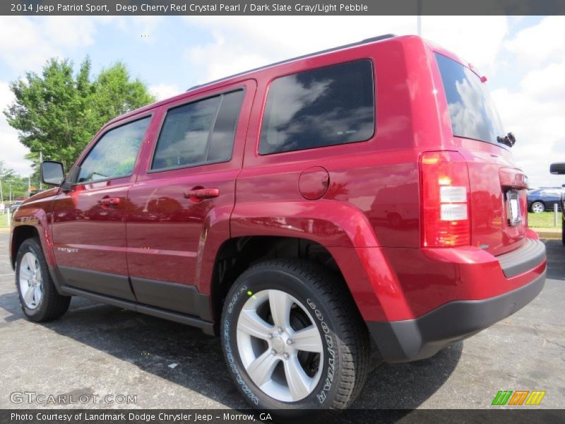 Deep Cherry Red Crystal Pearl / Dark Slate Gray/Light Pebble 2014 Jeep Patriot Sport