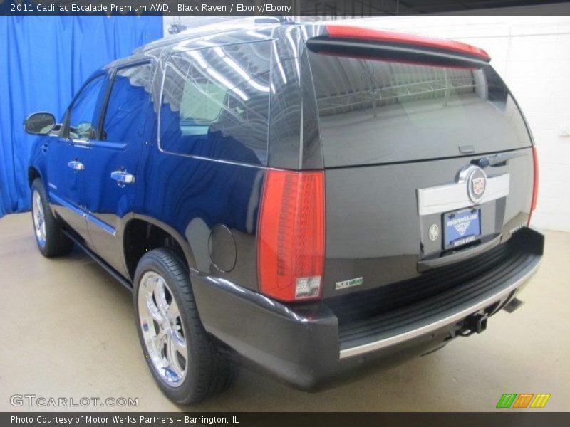 Black Raven / Ebony/Ebony 2011 Cadillac Escalade Premium AWD