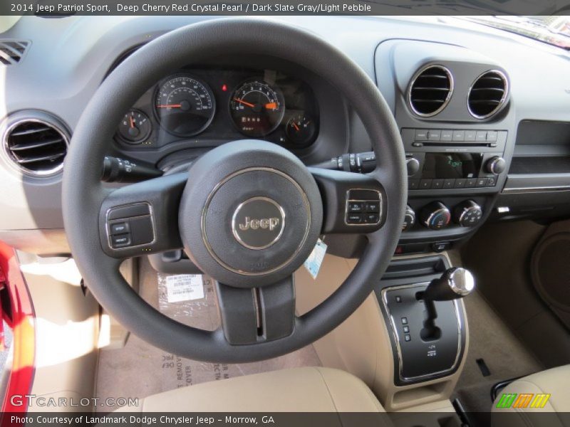 Deep Cherry Red Crystal Pearl / Dark Slate Gray/Light Pebble 2014 Jeep Patriot Sport