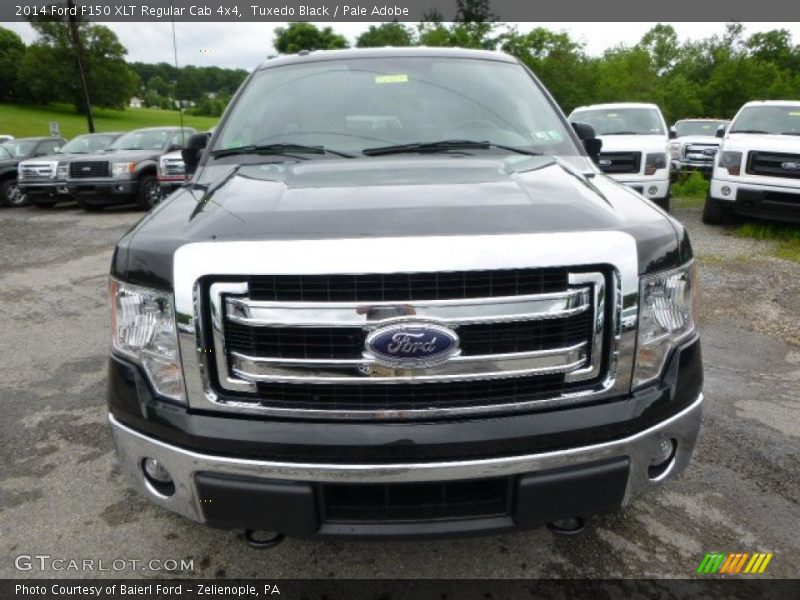 Tuxedo Black / Pale Adobe 2014 Ford F150 XLT Regular Cab 4x4