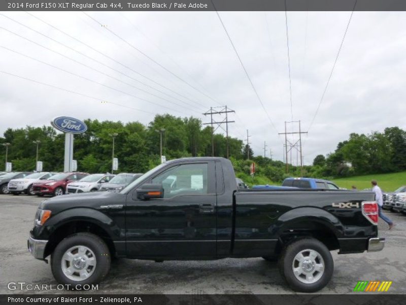 Tuxedo Black / Pale Adobe 2014 Ford F150 XLT Regular Cab 4x4