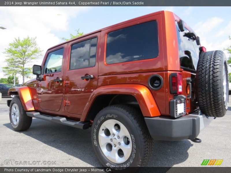 Copperhead Pearl / Black/Dark Saddle 2014 Jeep Wrangler Unlimited Sahara 4x4