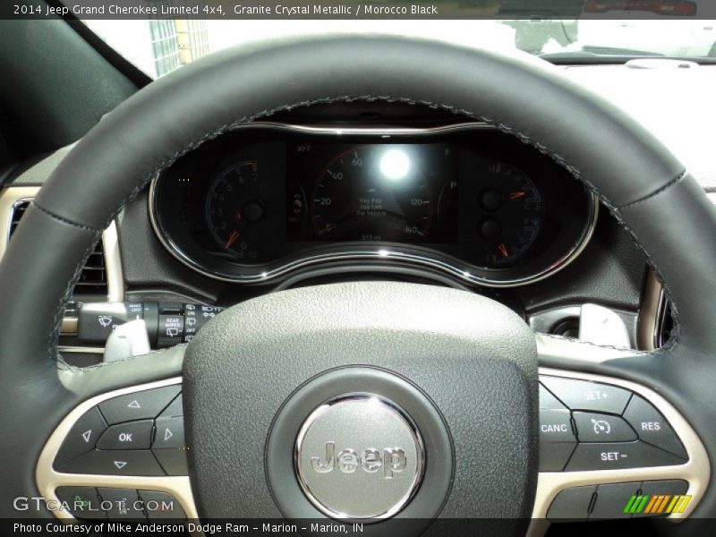Granite Crystal Metallic / Morocco Black 2014 Jeep Grand Cherokee Limited 4x4