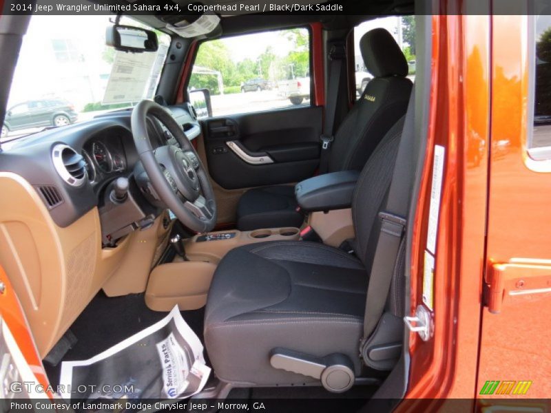 Copperhead Pearl / Black/Dark Saddle 2014 Jeep Wrangler Unlimited Sahara 4x4