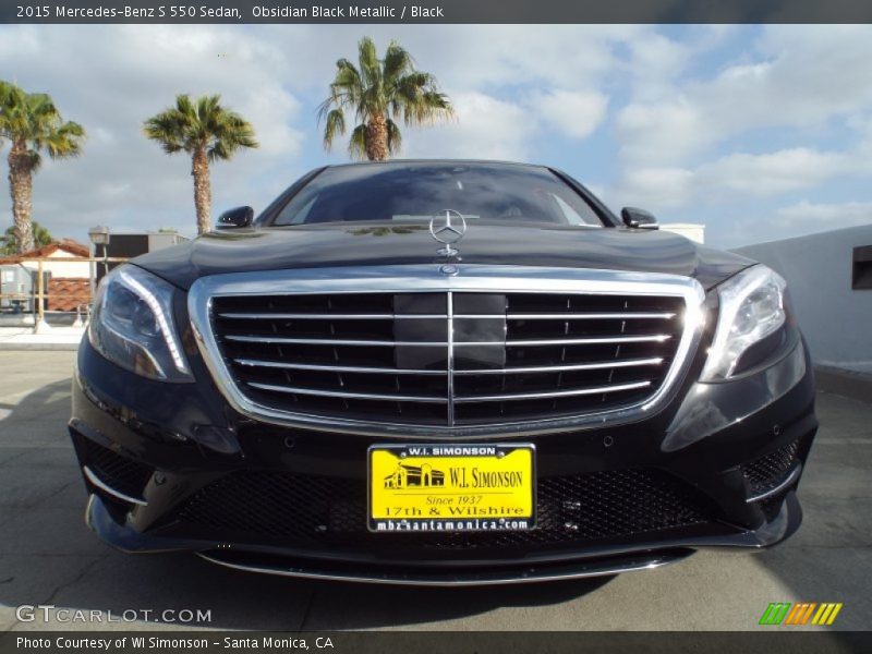 Obsidian Black Metallic / Black 2015 Mercedes-Benz S 550 Sedan