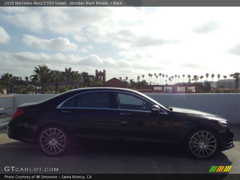 Obsidian Black Metallic / Black 2015 Mercedes-Benz S 550 Sedan