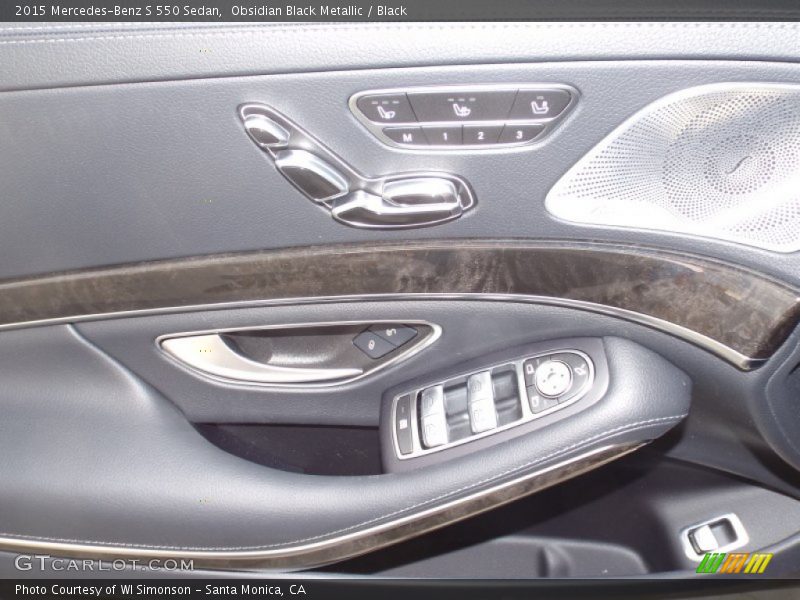 Obsidian Black Metallic / Black 2015 Mercedes-Benz S 550 Sedan