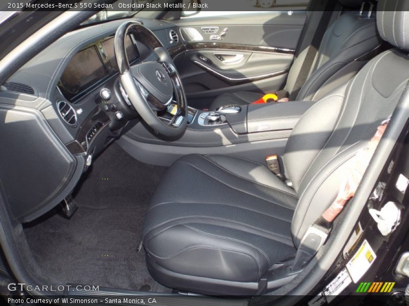 Obsidian Black Metallic / Black 2015 Mercedes-Benz S 550 Sedan