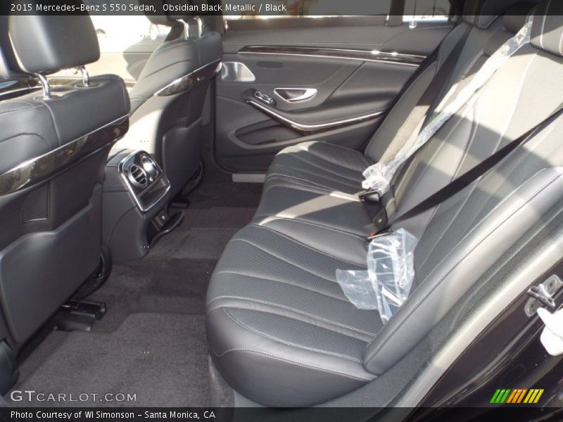 Obsidian Black Metallic / Black 2015 Mercedes-Benz S 550 Sedan