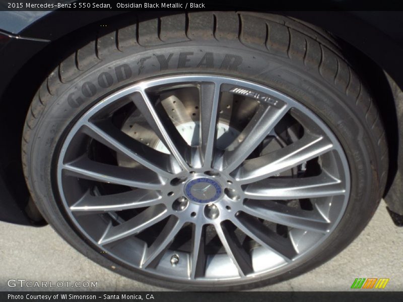 Obsidian Black Metallic / Black 2015 Mercedes-Benz S 550 Sedan
