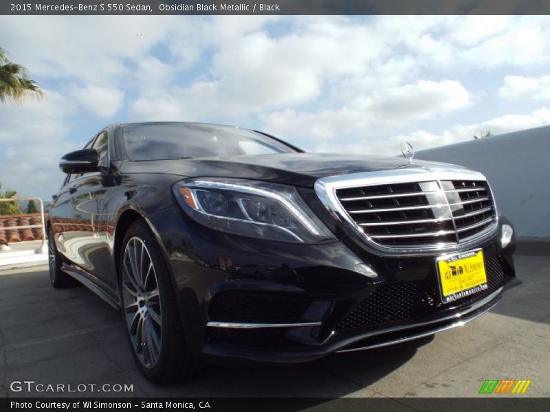 Obsidian Black Metallic / Black 2015 Mercedes-Benz S 550 Sedan