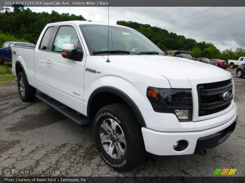 Oxford White / Black 2014 Ford F150 FX4 SuperCab 4x4