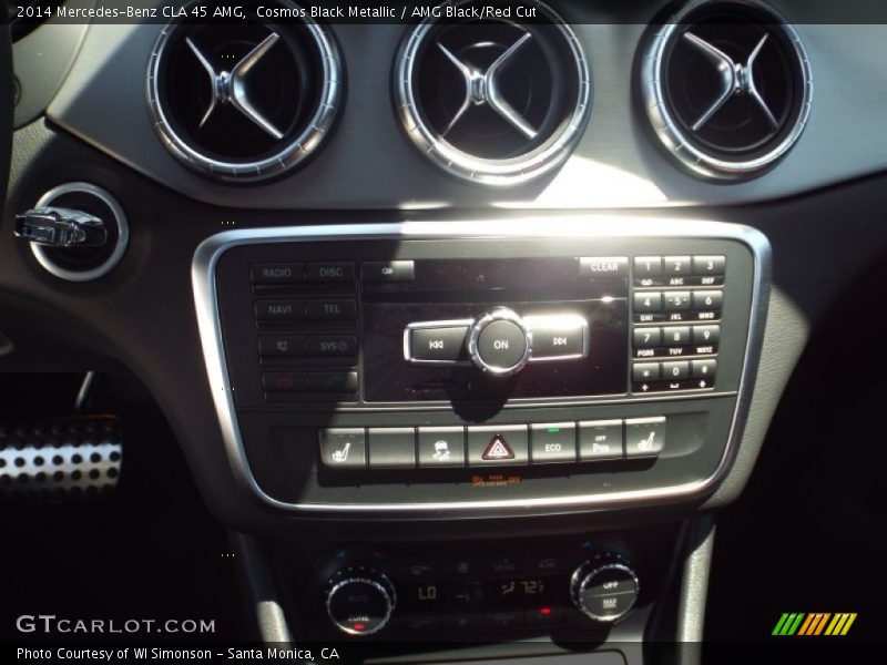 Cosmos Black Metallic / AMG Black/Red Cut 2014 Mercedes-Benz CLA 45 AMG