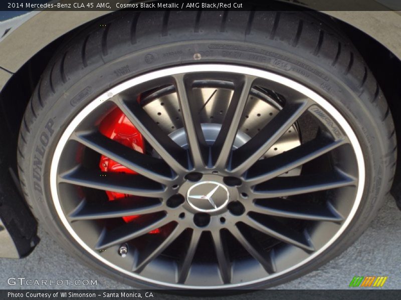 Cosmos Black Metallic / AMG Black/Red Cut 2014 Mercedes-Benz CLA 45 AMG