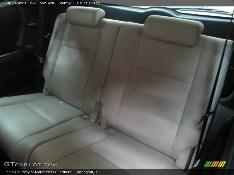 Stormy Blue Mica / Sand 2008 Mazda CX-9 Sport AWD