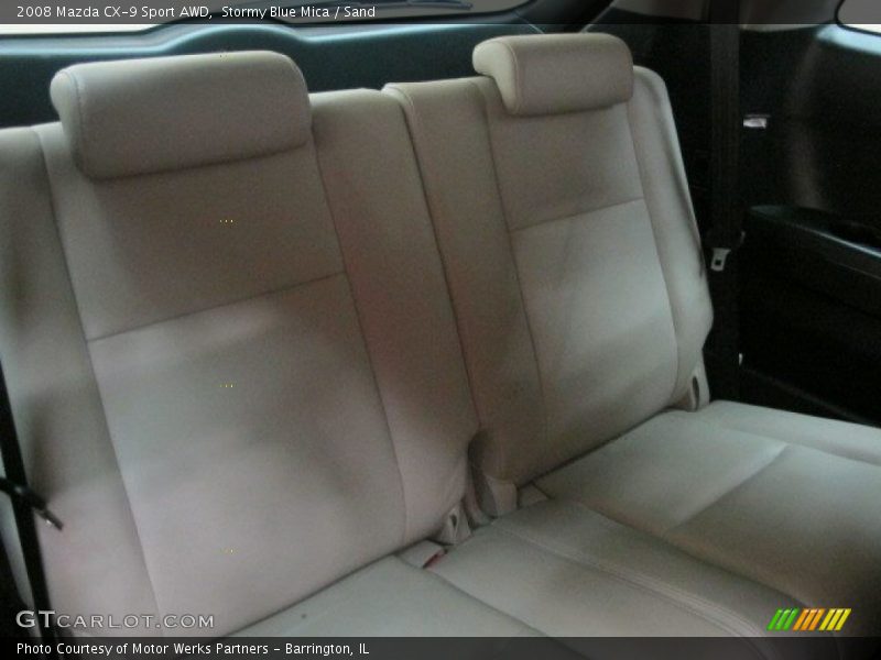 Stormy Blue Mica / Sand 2008 Mazda CX-9 Sport AWD