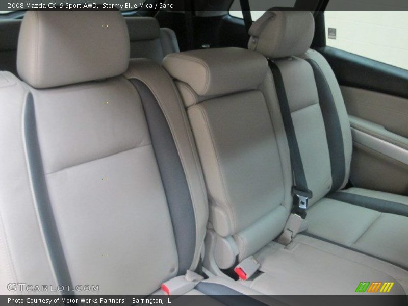 Stormy Blue Mica / Sand 2008 Mazda CX-9 Sport AWD